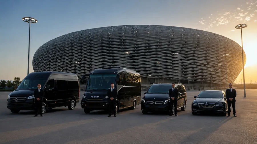 Service de transport privé professionnel avec chauffeur et véhicule noir à Rabat